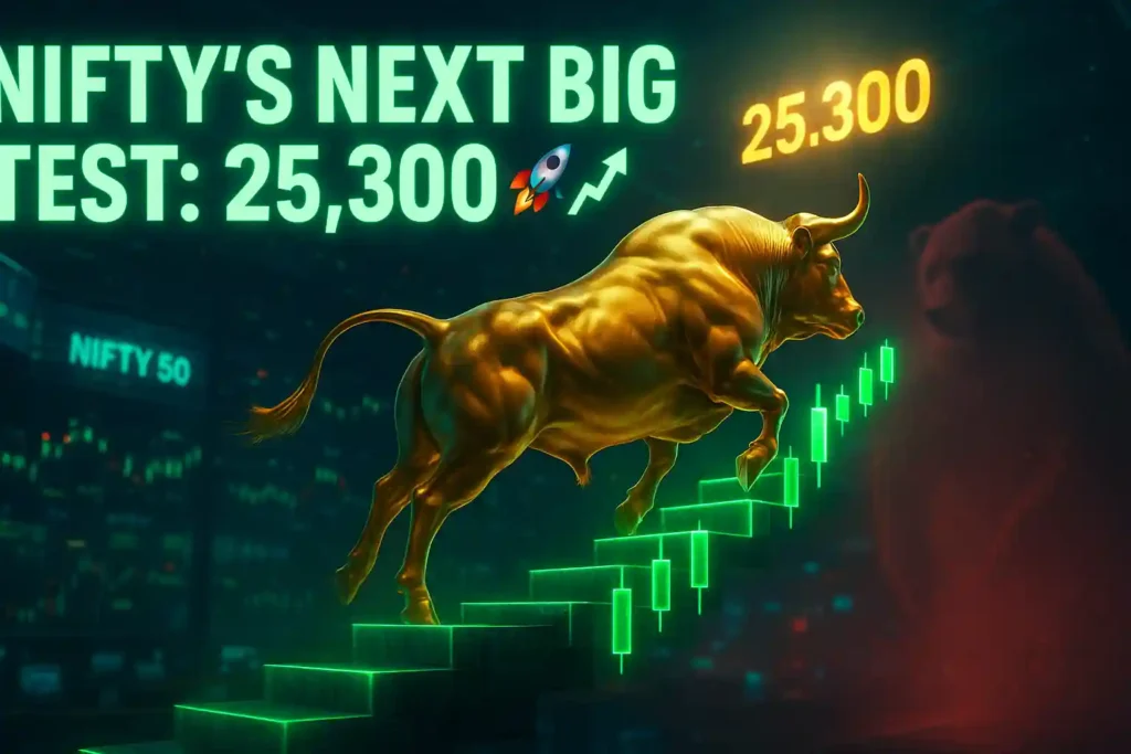 Nifty Eyes 25,300 as Bulls Return—But Can It Hold Amid Volatility?